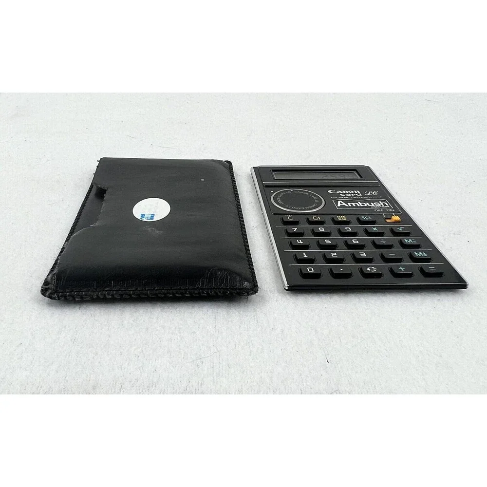 Vintage Canon Card LC-52 Ambush Calculator